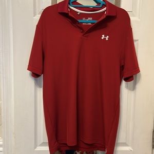 3 golf shirts Under Armour MK 3 golf shirts Red & Blue (2) UA / Grey 1 MK